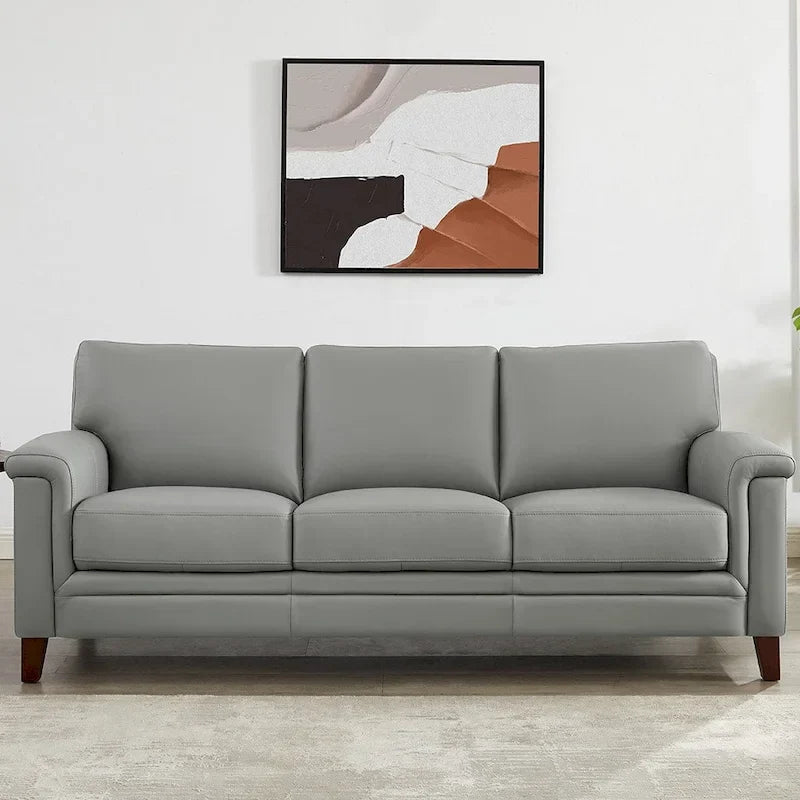 Hydeline Westcott Premium Top Grain Leather Sofa with Memory Foam and Spring Support - image 1