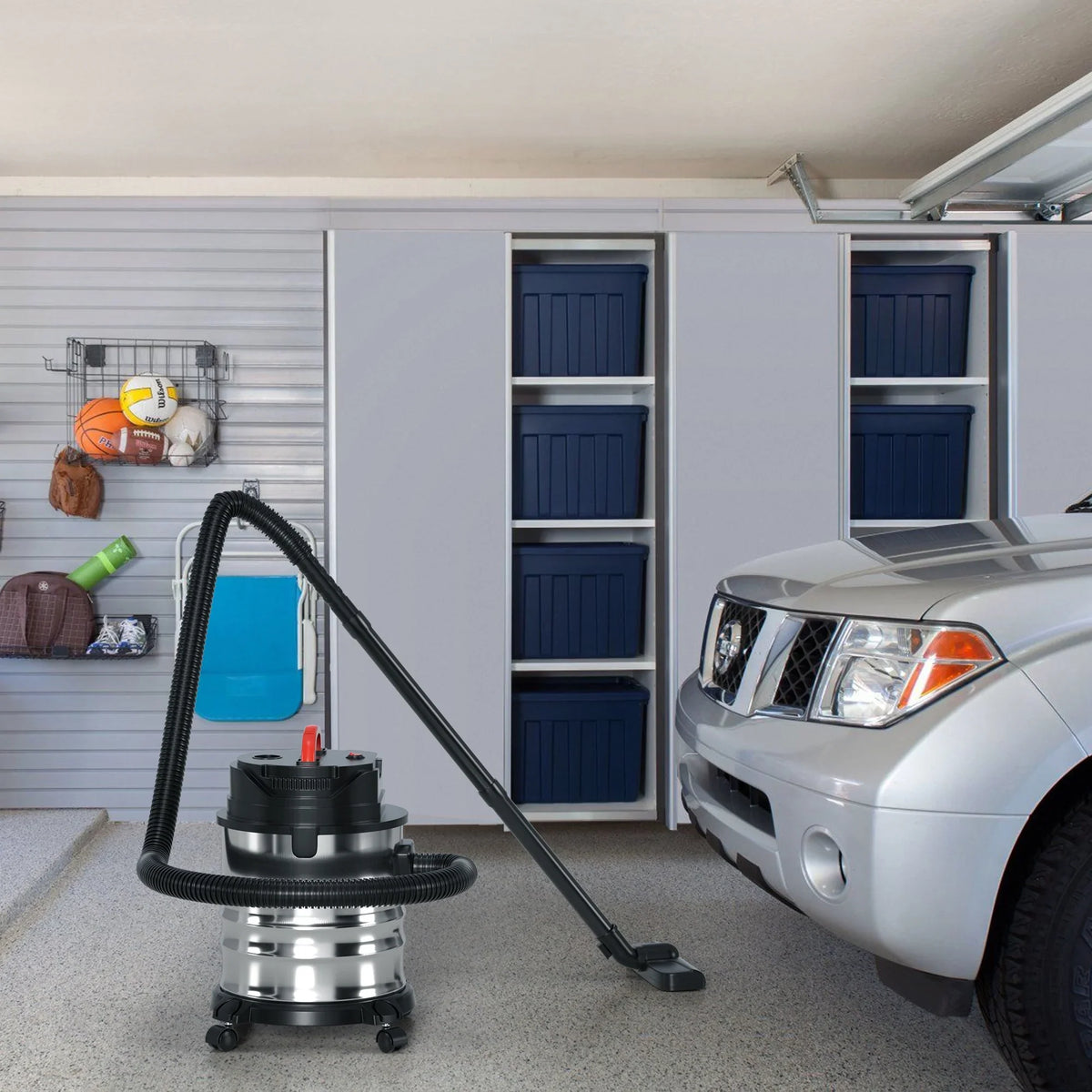 TOPTENG Wet Dry Vacuum Cleaner, 5 Gallon 1800W 6 HP Peak Stainless Steel Shop Vacuum Wet and Dry - image 12