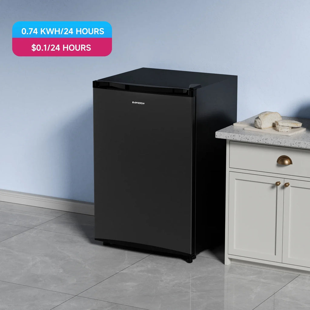 BANGSON 3.0 Cu.ft Compact Upright Freezer, Energy-Saving Mini Freezer with Adjustable Thermostat,Black - image 9