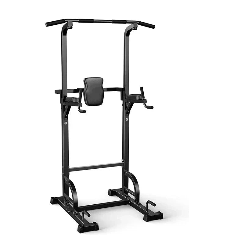 Power Tower Pull Up Dip Station Assistive Trainer Multi-Function Home Gym Strength Training Fitness Equipment 440LBS