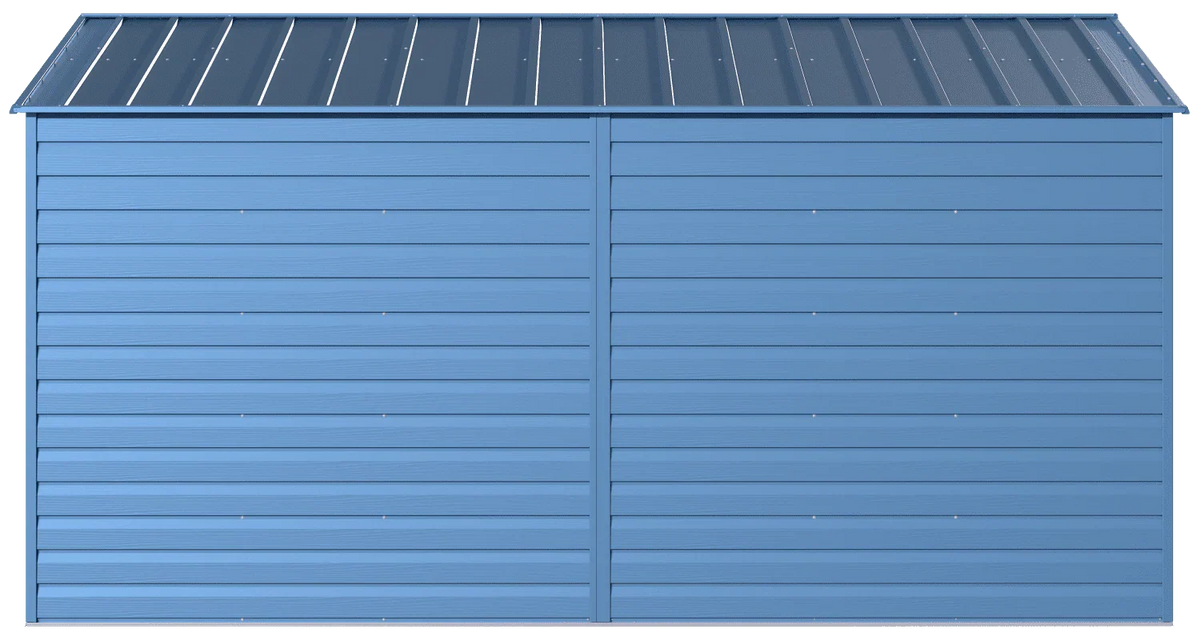 Arrow Select Steel Storage Shed, 10x14, Blue Grey