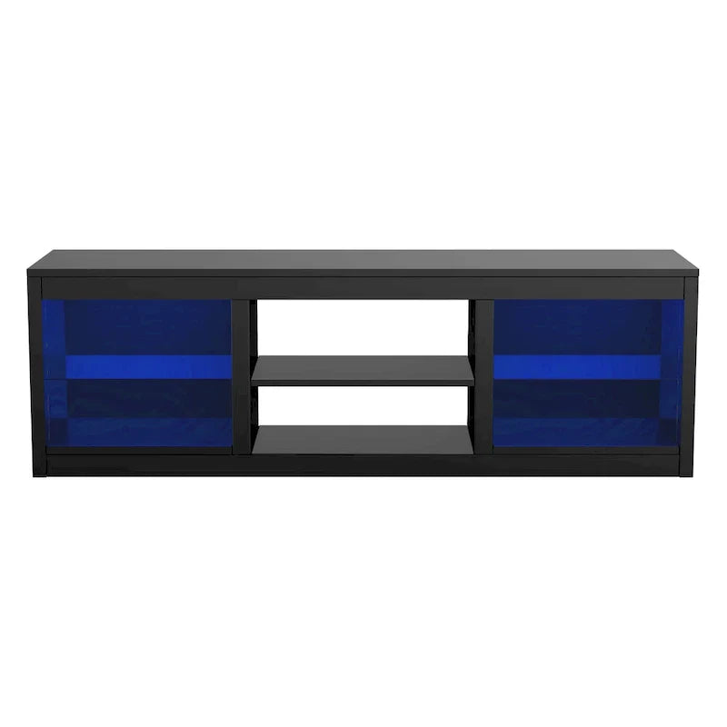 66-Inch Contemporary RGB LED TV Stand Console for TVs Up to 75 Inches - image 6
