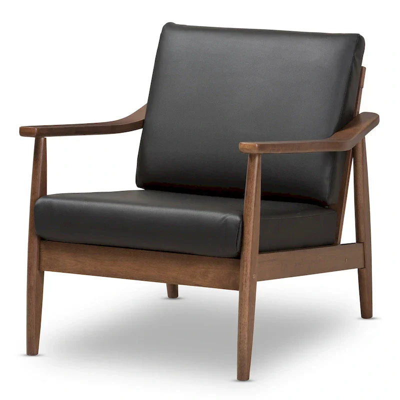 Baxton Studio Mid-Century Modern Lounge Chair - image 5