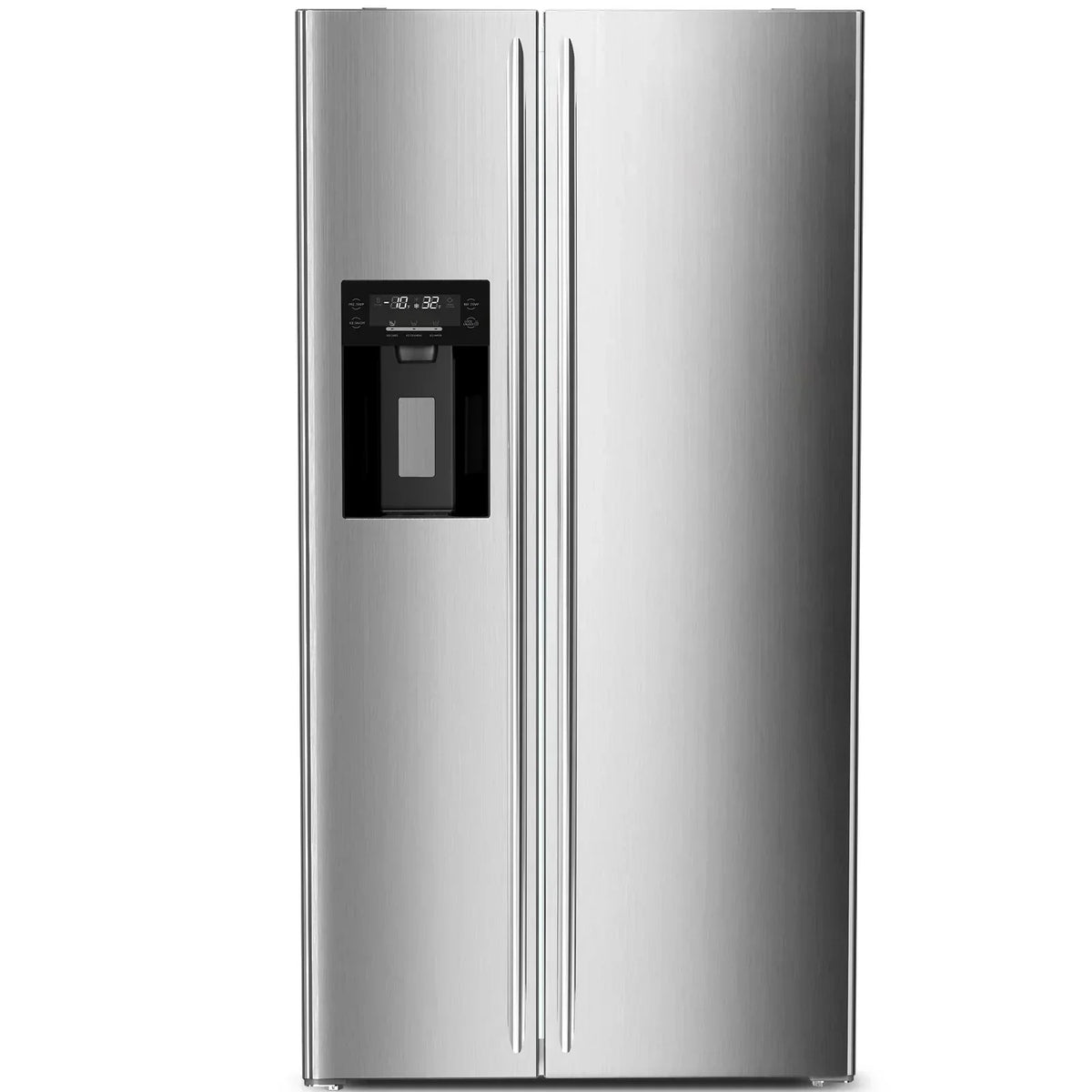 36" Side By Side 20.01 Cu. ft. Built-in Refrigerator with Freezer & Ice Maker Included