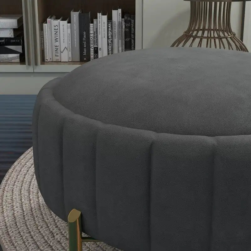 Swivel Accent Chair with Ottoman Set and Upholstered Cushion - image 16