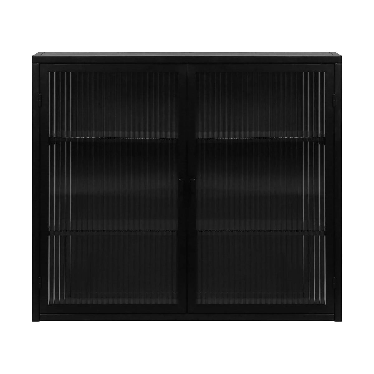 27.56"Modern Wall Cabinet with Glass Doors, Bathroom Cabinet with Featuring Three-tier Storage for Entryway Living Room, Bathroom or Dining Room - image 18