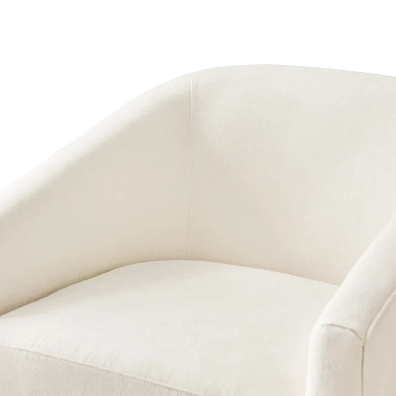LUE BONA Contemporary Upholstered Wooden Barrel Swivel Accent Chair for Living Room - image 17