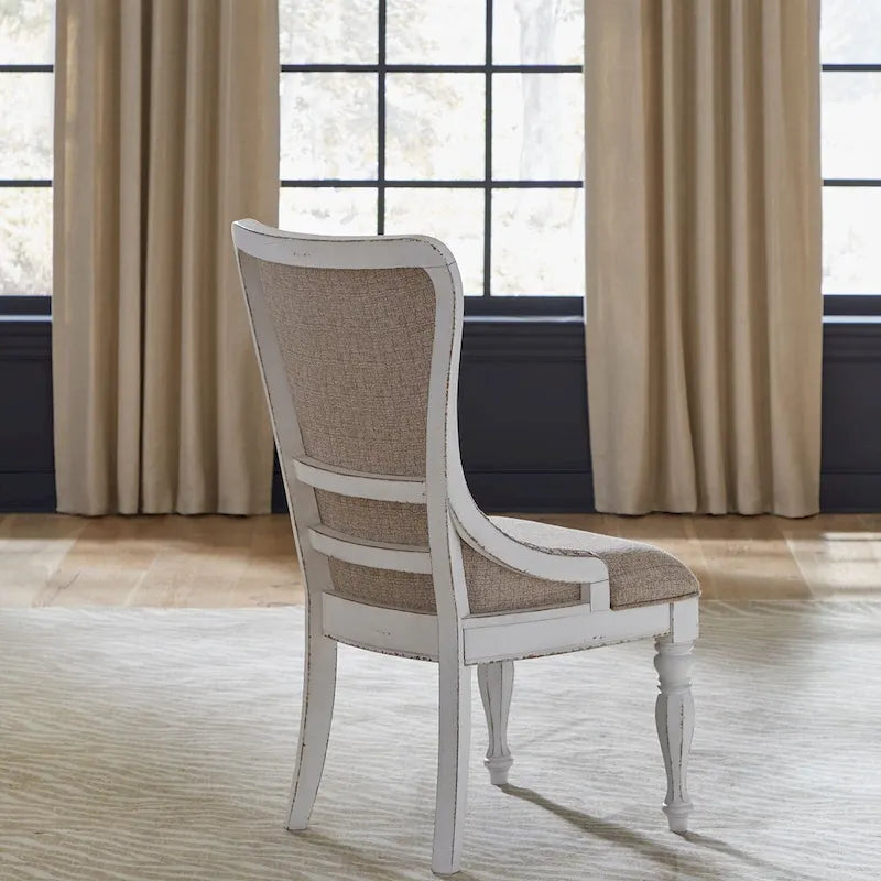 Set of 2 Magnolia Manor Upholstered Wingback Chairs - image 3