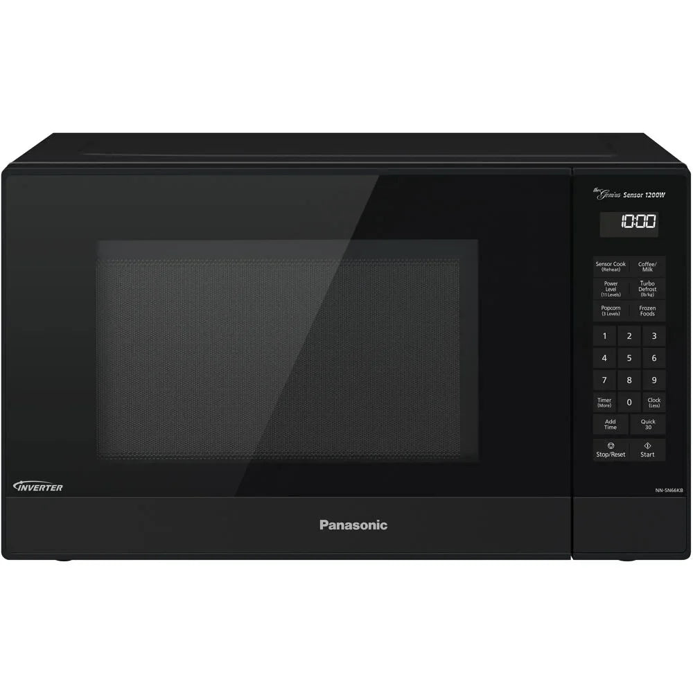 Panasonic 1.2 Cu. Ft. 1200W Genius Sensor Countertop Microwave Oven with Inverter Technology in Black - image 2