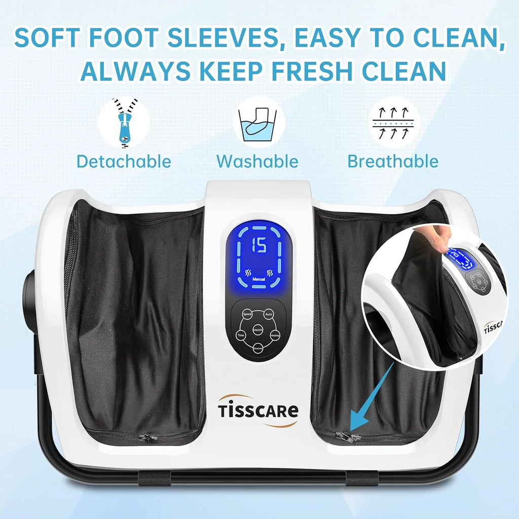 Shiatsu Foot Massager with Heat-Foot Massager Machine for Neuropathy, Plantar Fasciitis and Pain Relief-Massage Foot, Leg, Calf, Ankle with Deep Kneading Heat Therapy, Gift for Mother's Day - image 14