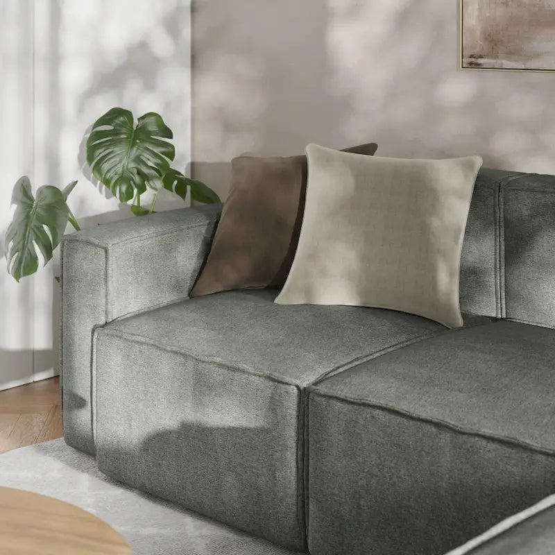 Modern Left Armrest Modular Sectional Sofa Chair - image 32