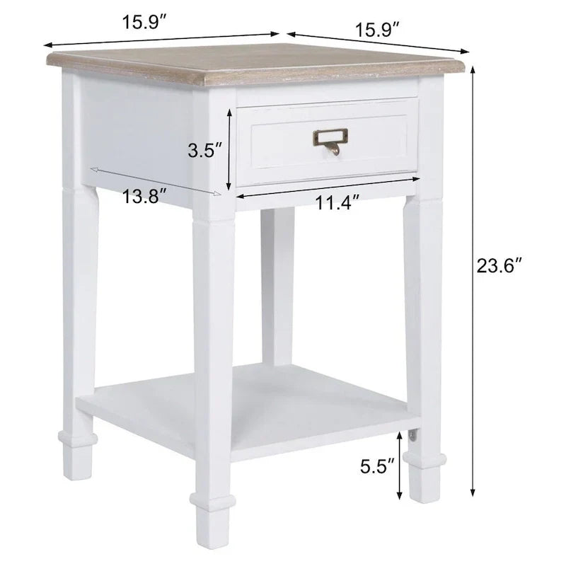 Porch & Den Gatto Accent Side Table with Drawers - image 14