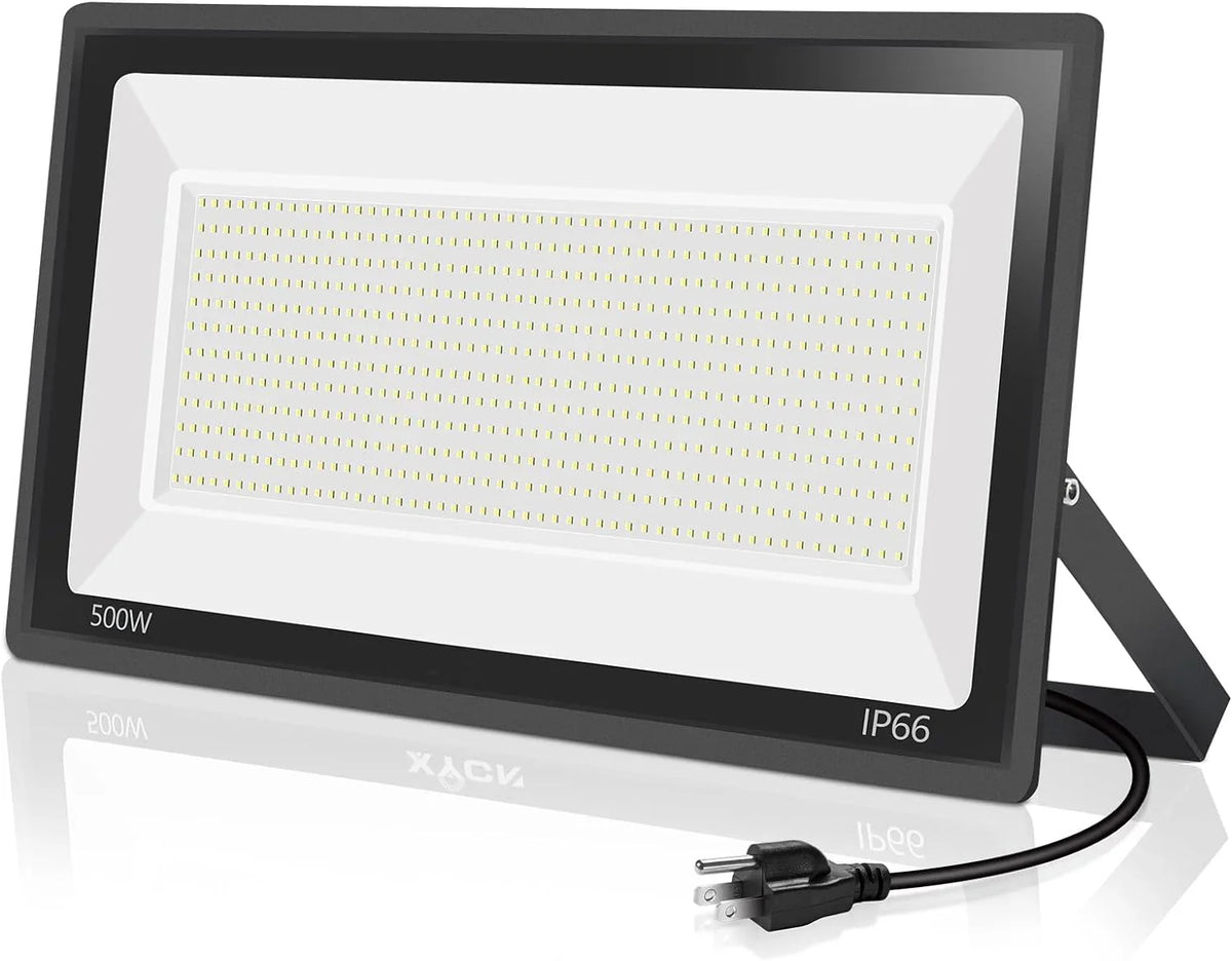 3 Pack 200W LED Flood Light,Super Bright Exterior Security Lights With Plug,IP66 Waterproof Outdoor Flood Light, 22800lm 5000