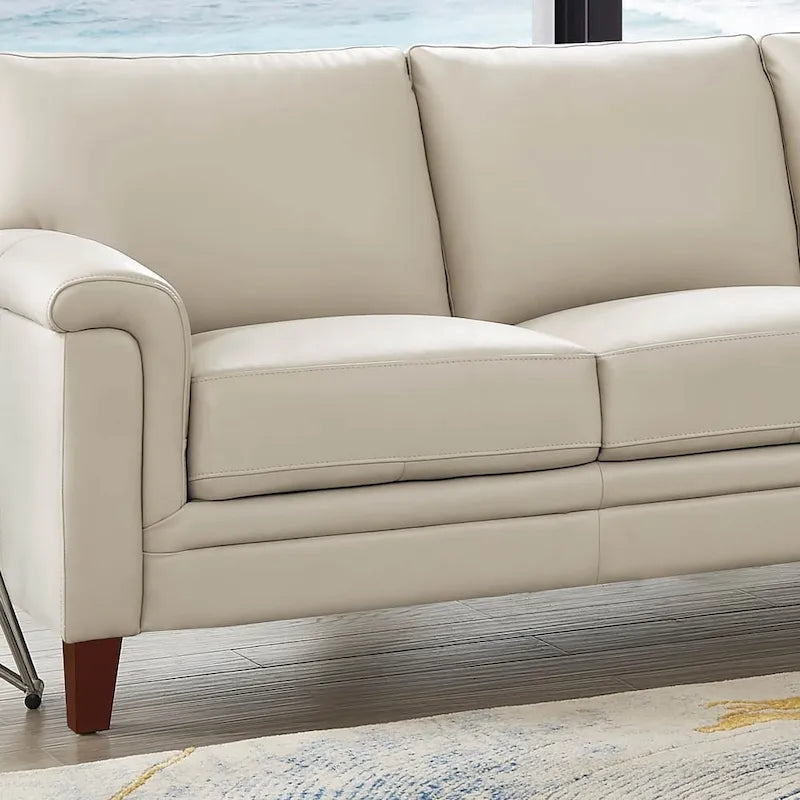 Hydeline Westcott Premium Top Grain Leather Sofa with Memory Foam and Spring Support - image 8