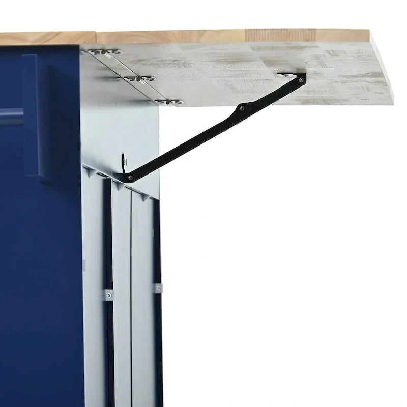 Mobile Kitchen Island on Wheels with Drop Leaf and Solid Wood Top - image 30