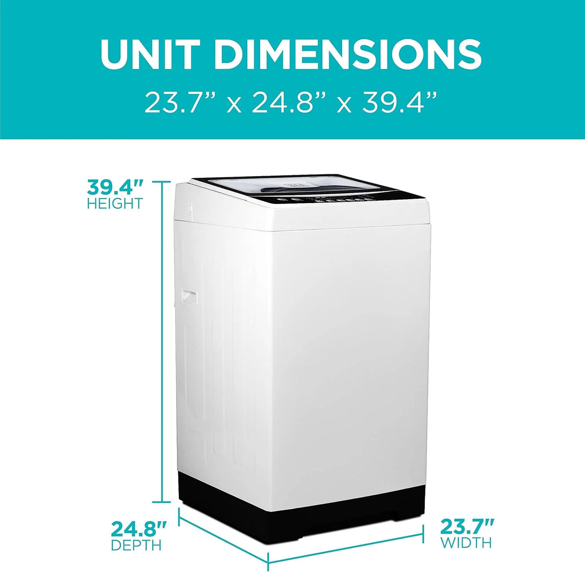 BLACK+DECKER 0.9 Cu. Ft. Portable Washing Machine - 5 Wash Cycles - image 31