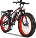 Electric Bike For Adults, 1500W Peak Motor, 26 Inch Fat Tire Electric Mountain Bike