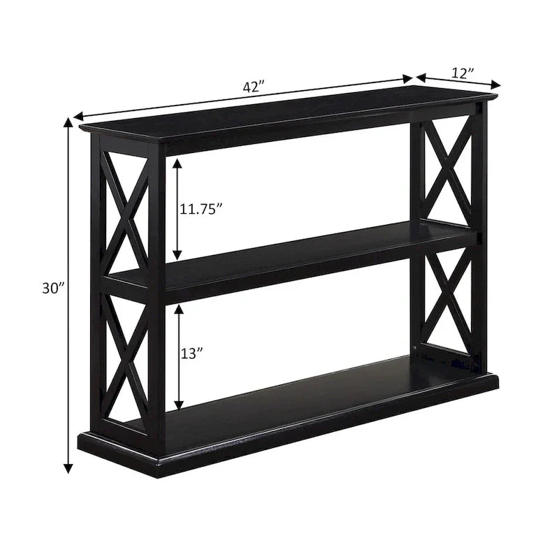 Coventry Console Table with Shelves by Convenience Concepts - image 4