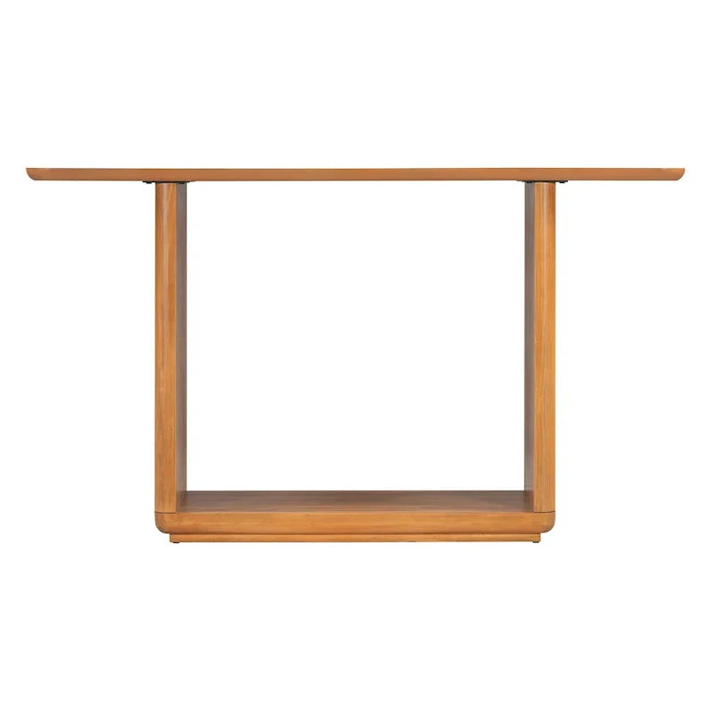 Christopher Knight Home - Mirod Stylish Minimalist Console Table with Curved Corners and U-Base - image 15