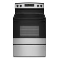 Amana? Brand New Model - AER6303MMS 30-inch Electric Range with 4.8 Cu ft oven. - assembled product Depth: 27.5- - assembled product height: 46.08- - assembled product Width: 30- - image 1