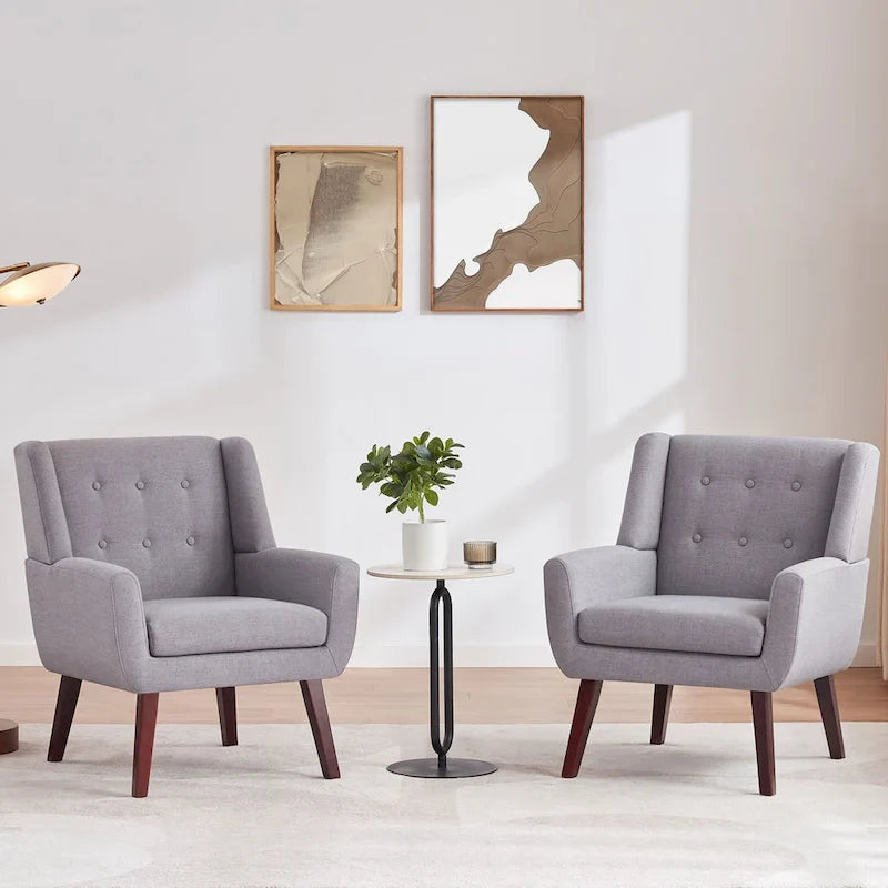HUIMO Set of 2 Modern Tufted Accent Chair - image 39