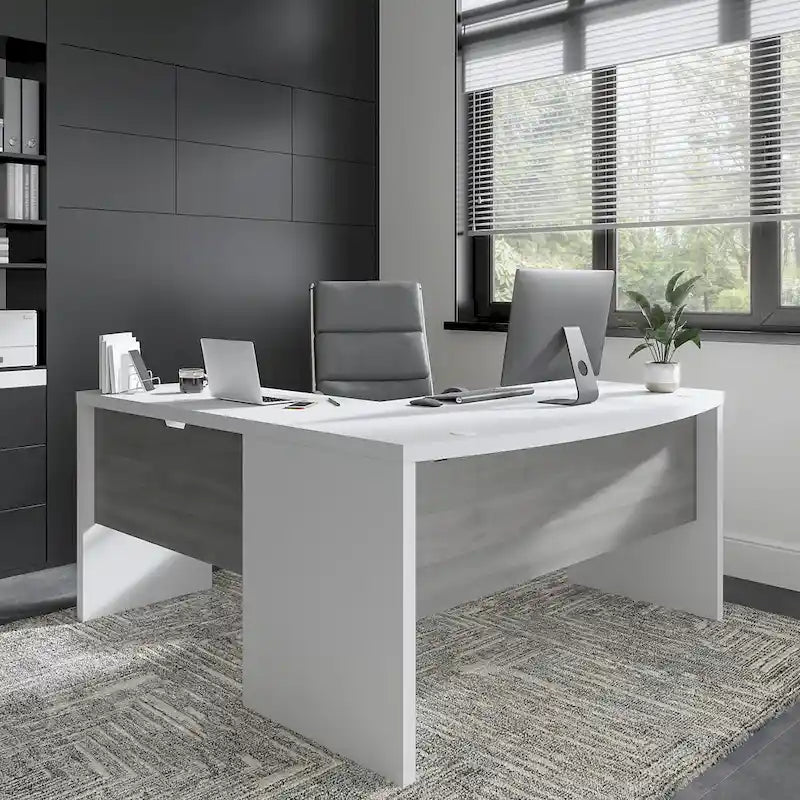 Bush Business Furniture Echo 60W Bow Front Desk - image 24