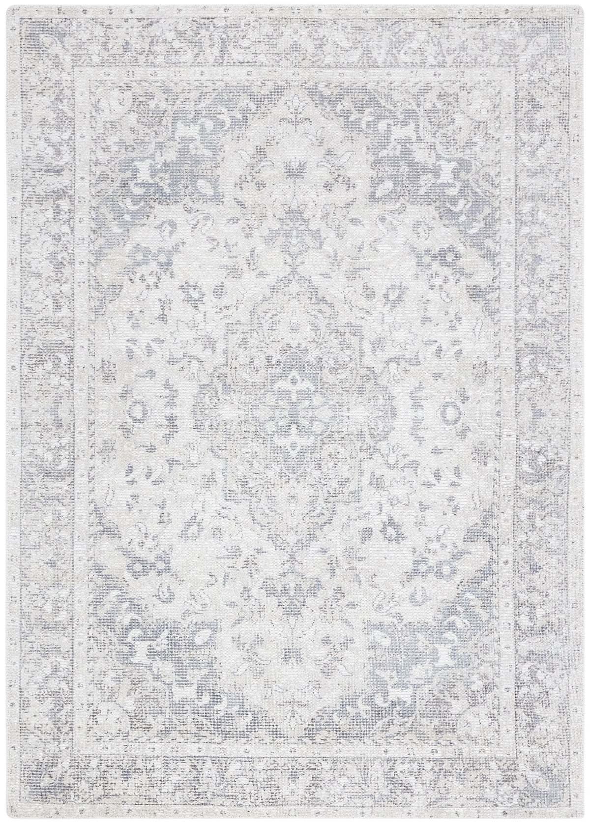 SAFAVIEH Restoration Vintage April Medallion Area Rug, Grey/Ivory, 8' x 10' - image 5