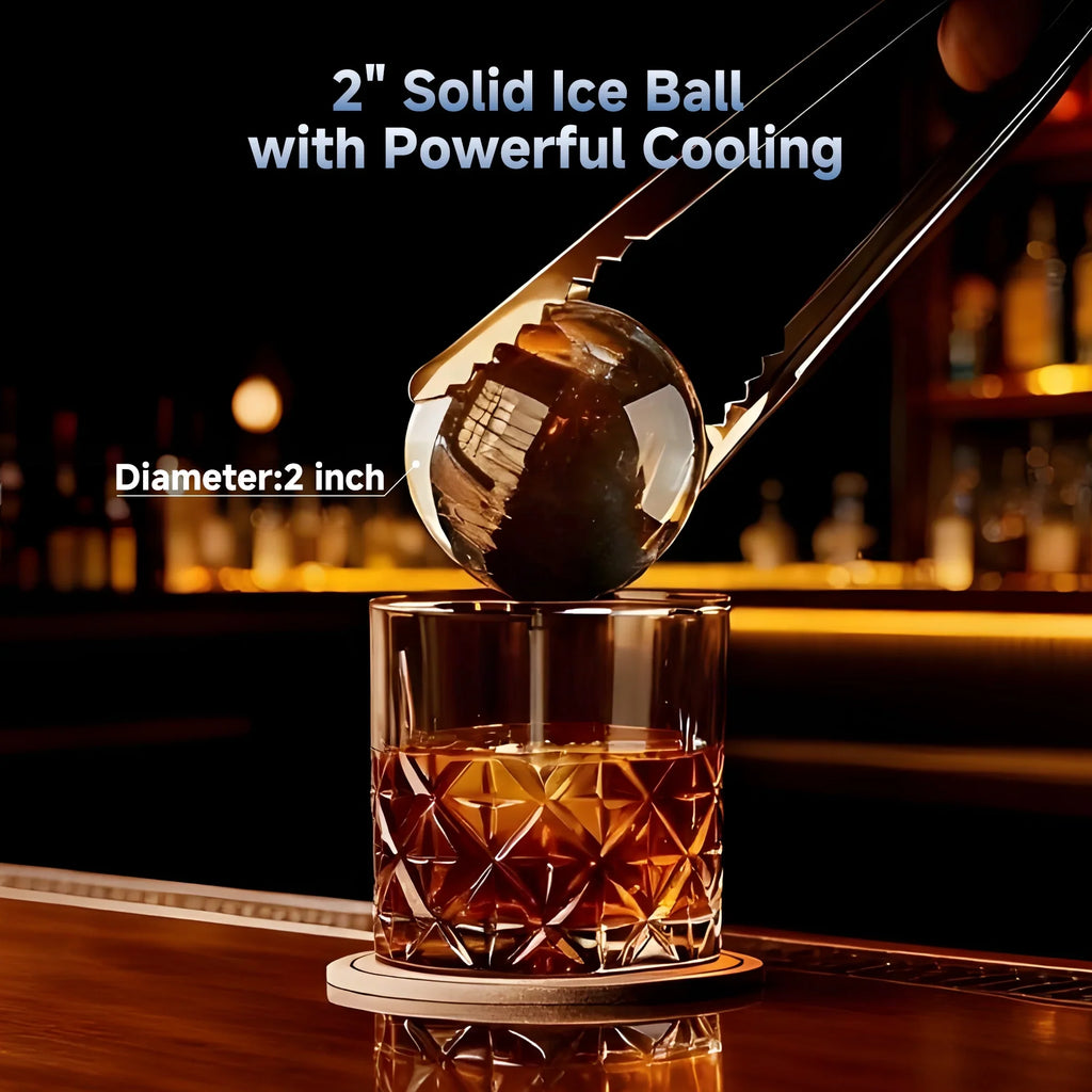 Simzlife Sphere Ice Maker, 10 Pcs/Hour, 150 Pcs/Day, Clear Ice Ball Maker with Enhanced Insulation, with LCD Touch - image 14