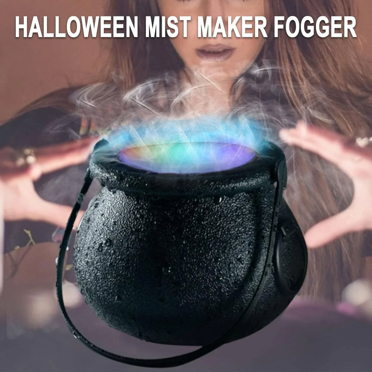 Halloween Smoke Machine - LED Light Color Changing
