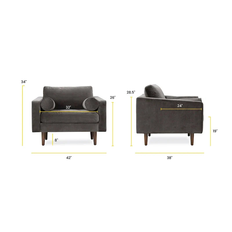Poly & Bark Napa Upholstered Lounge Chair - image 38
