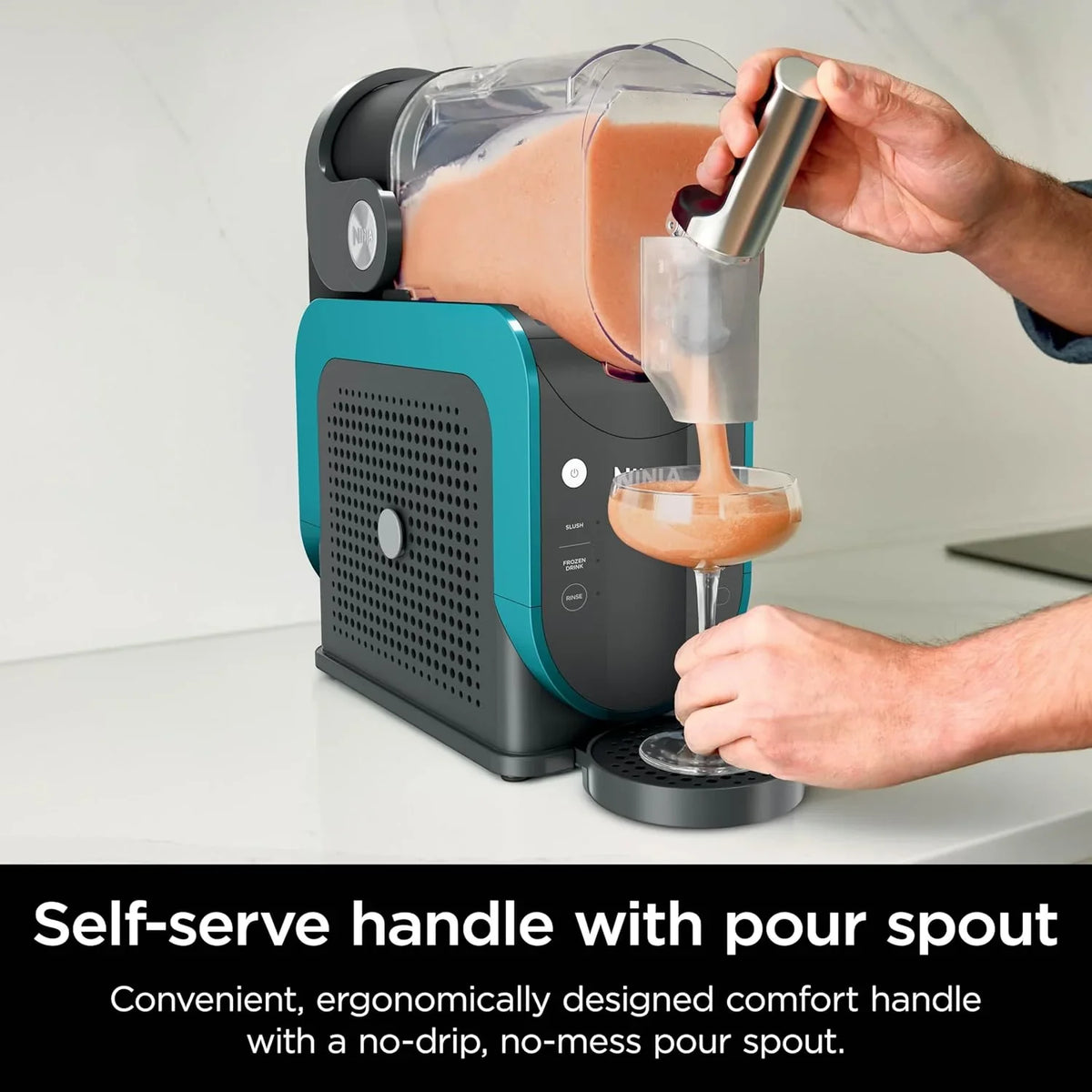 SLUSHi with RapidChill Technology, 88 oz. Frozen Drink & Slushie Machine, 5 Preset Programs, Margaritas, Frappés, and More, P