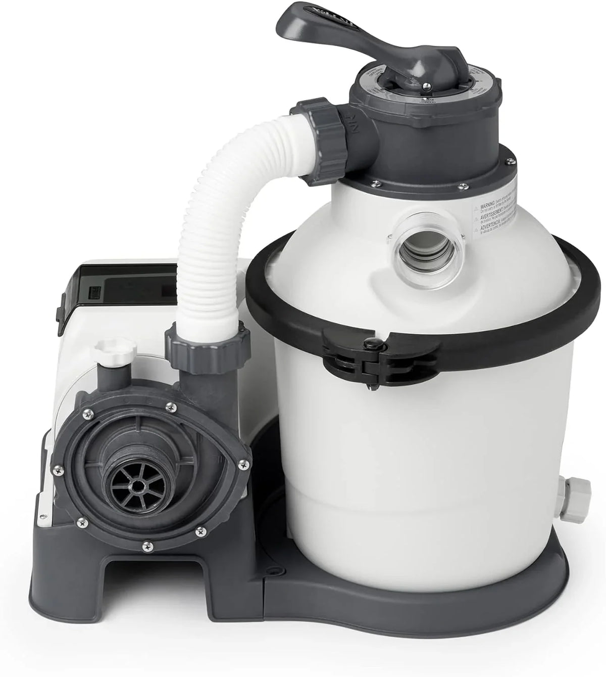 Intex 26651EG Krystal Clear 16 Inch 3,000 GPH Above Ground Pool Sand Filter Pump with Automatic Timer, GFCI, and 6 Function C