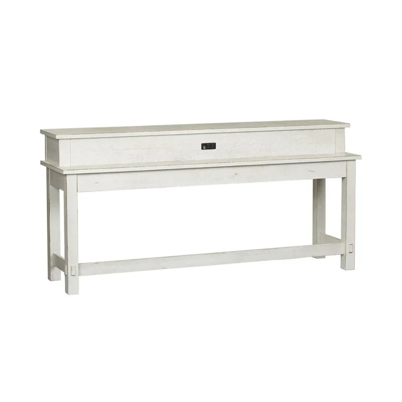 Distressed White 4-Piece Modern Farmhouse Flea Market Set - image 3