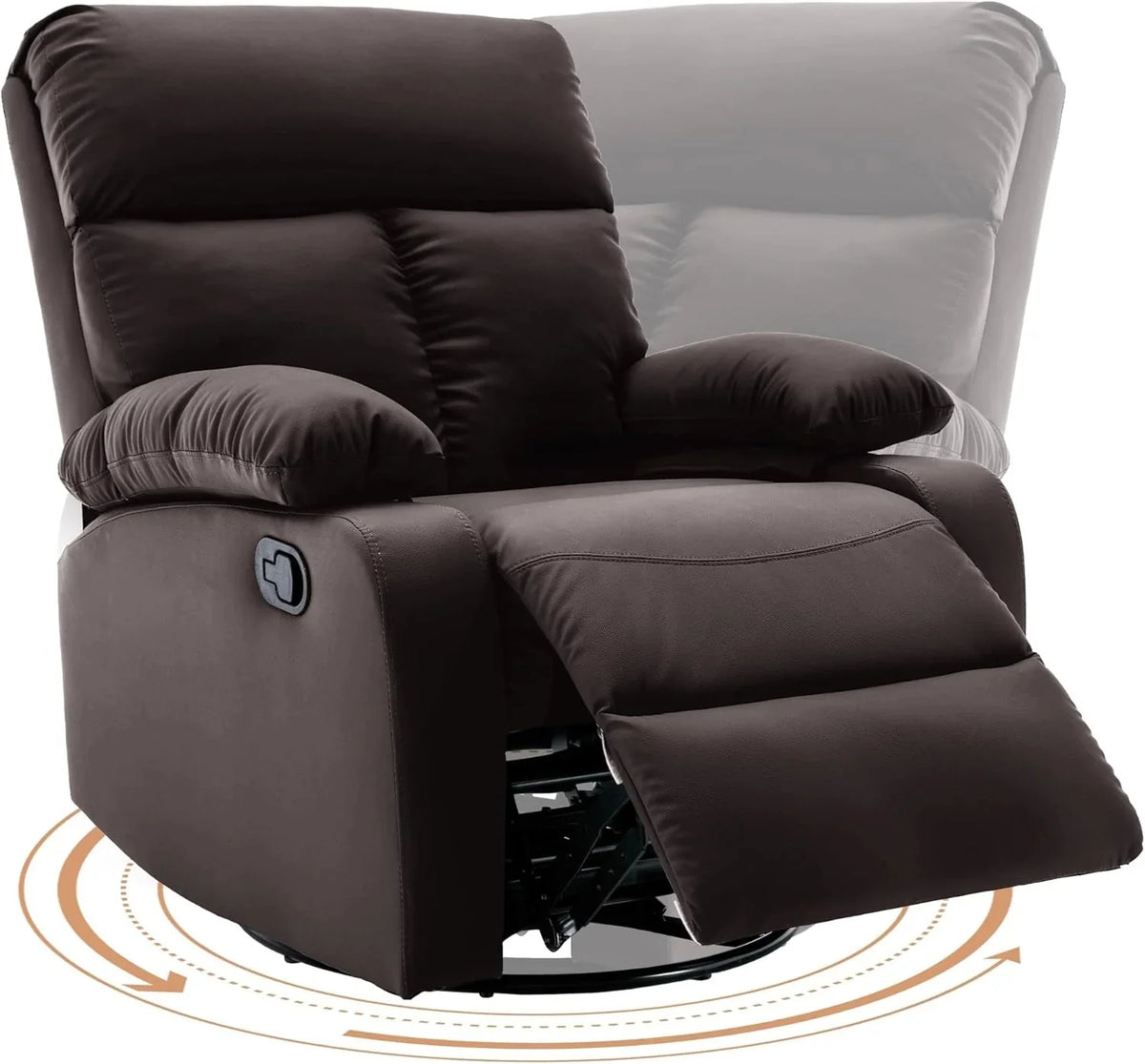 Small Swivel Rocker Recliner Chair for Compact Spaces - image 3