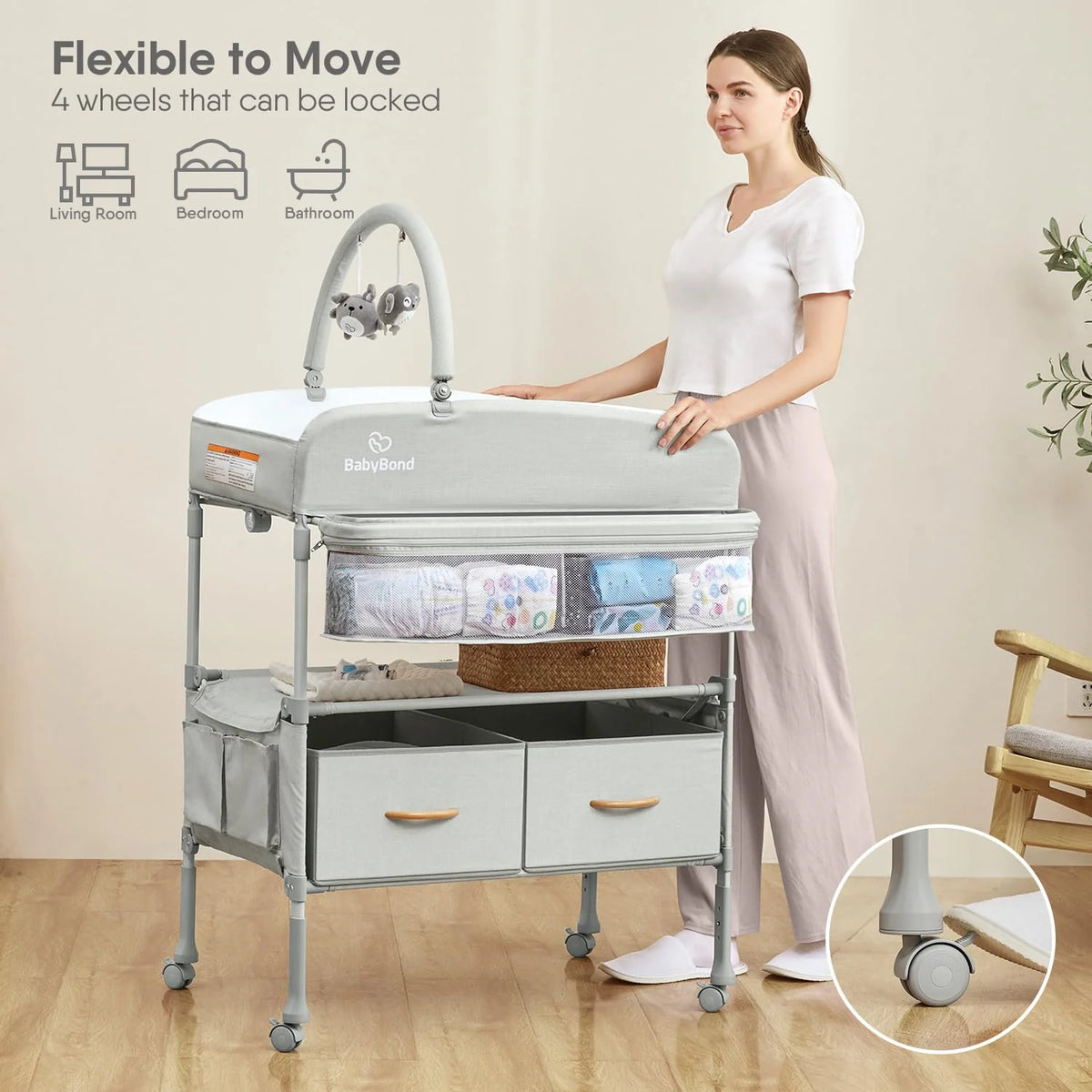 Portable Changing BabyBond Waterproof Adjustable