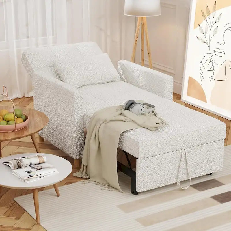 AECOJOY 3-in-1 Convertible Sleeper Sofa Chair with Pillow and Adjustable Backrest - image 13