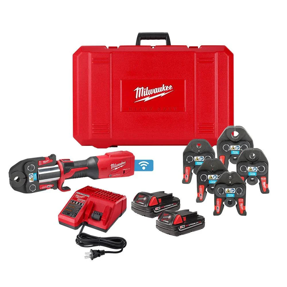 Milwaukee M18 FORCE LOGIC crimping tool with ONE-KEY and 1/2 - image 1