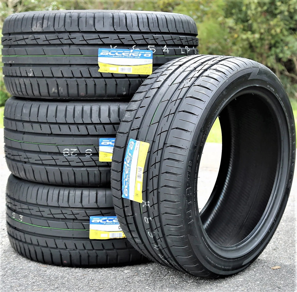 A set of 4 (quad) 285/35R21 ZR 105Y XL A/S performance tires - image 1