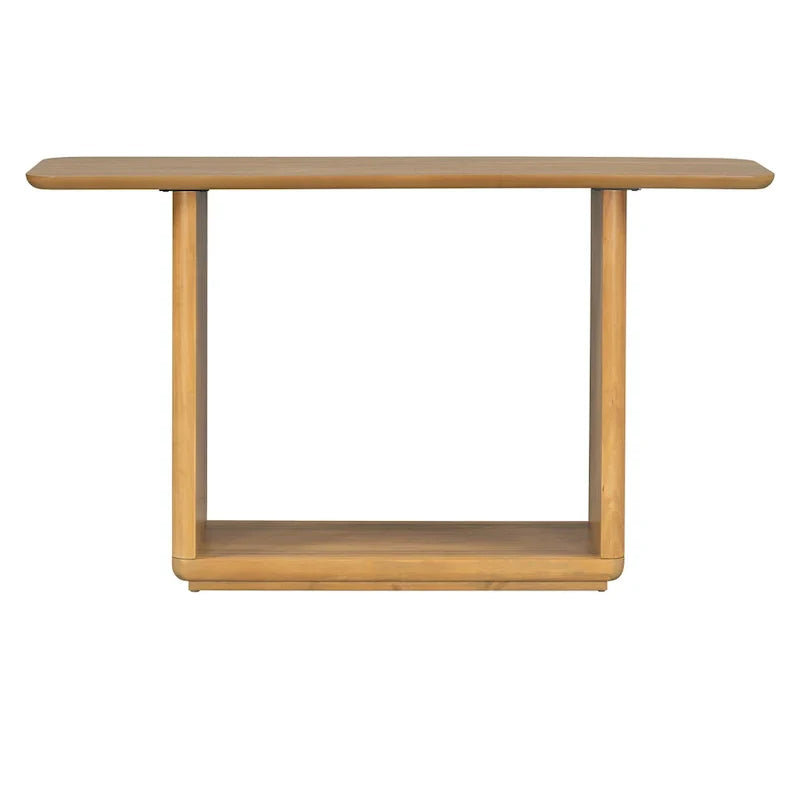 Christopher Knight Home - Mirod Stylish Minimalist Console Table with Curved Corners and U-Base - image 22