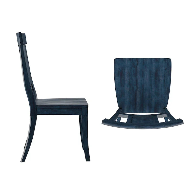 Set of 2 Ronda Wooden Dining Chairs with Panel Back - image 16