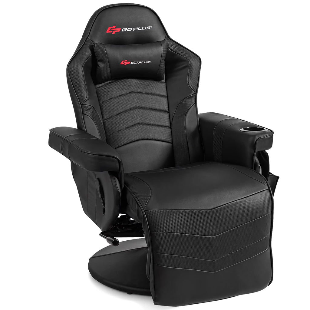 Massage Gaming Chair Racing Style Gaming Recliner Blue - image 6