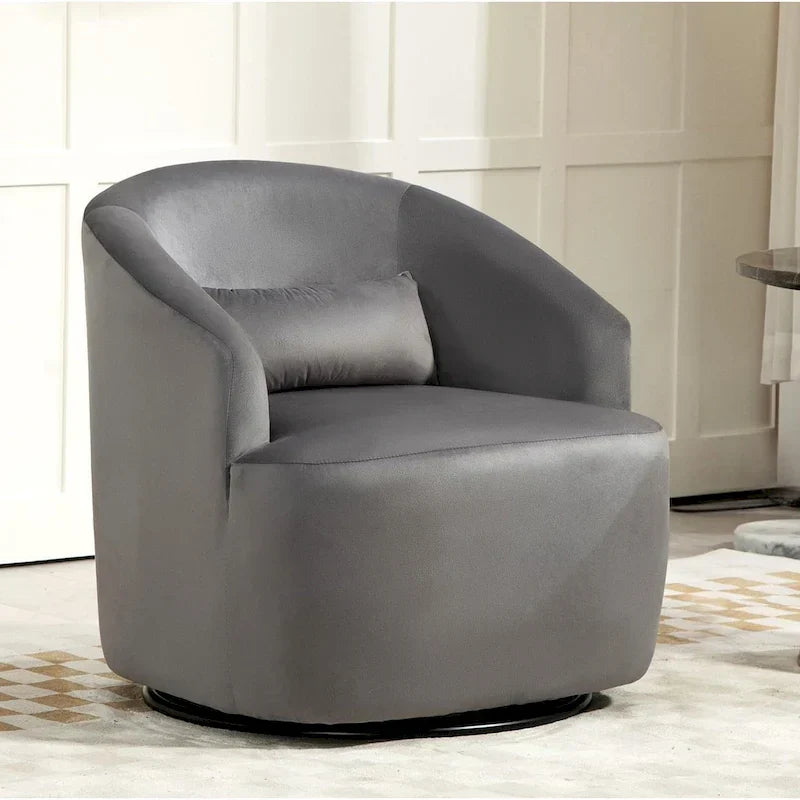 360-Degree Swivel Barrel Accent Chair - image 10