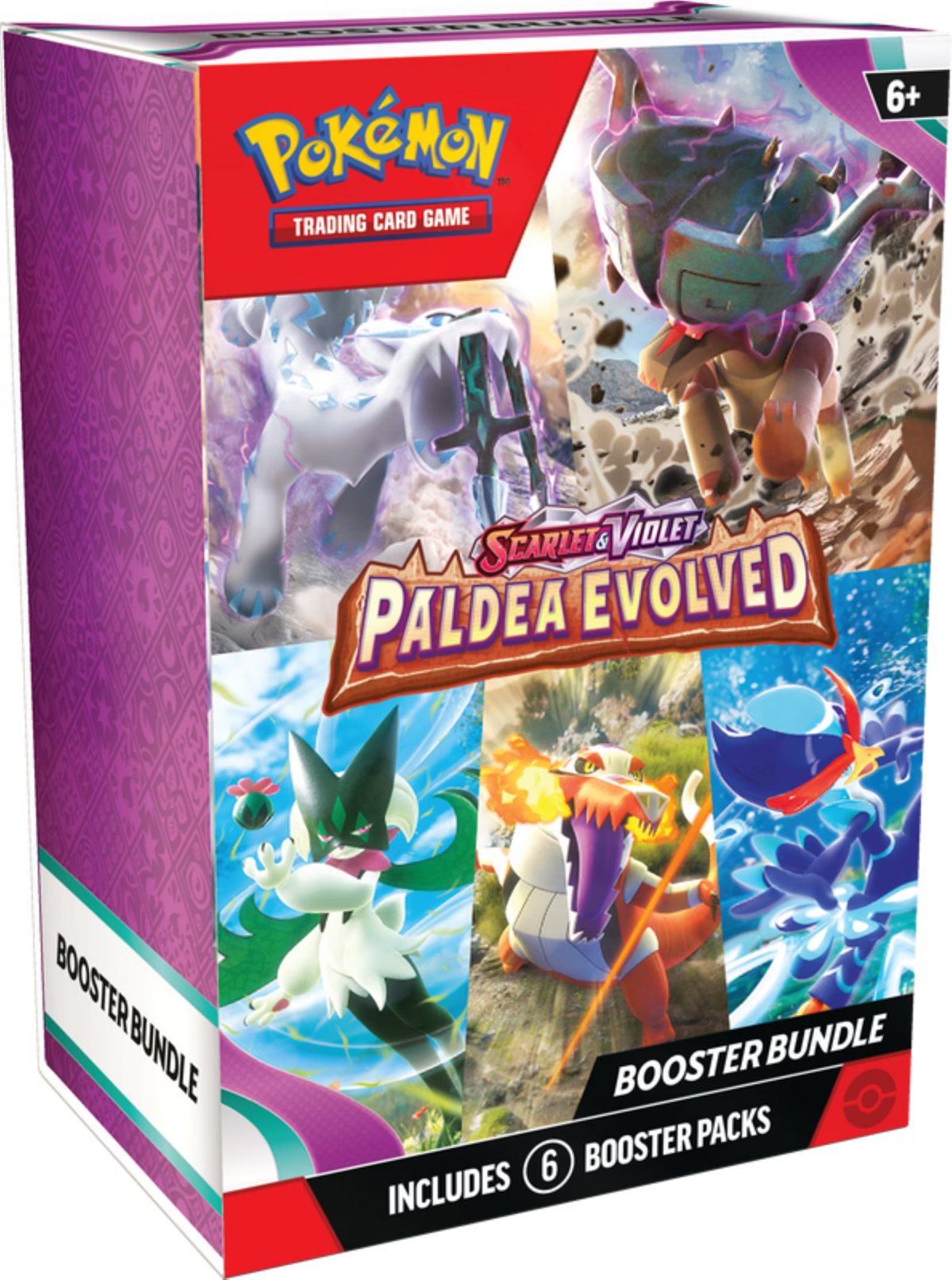 Pokemon Trading Card Game Scarlet & Violet 2 Paldea Evolved Booster Bundle 6 Booster Packs - image 1