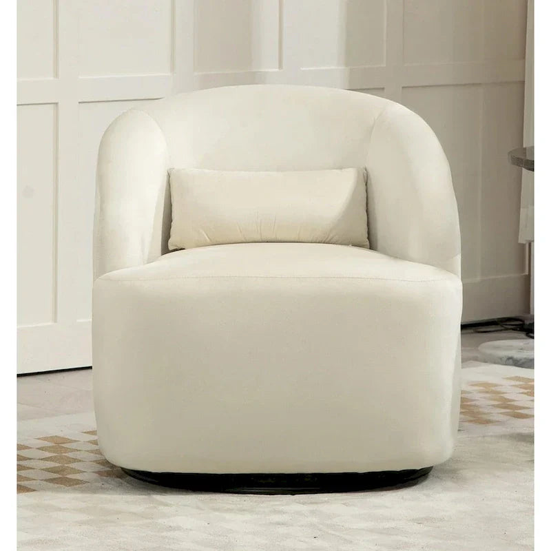 360-Degree Swivel Barrel Accent Chair - image 5