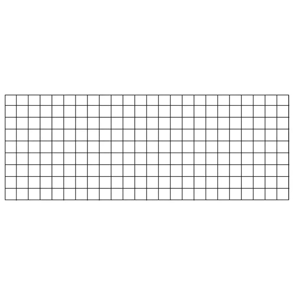 Wild Hog 36 in. x 96 in. Black Metal Railing Panel - image 1