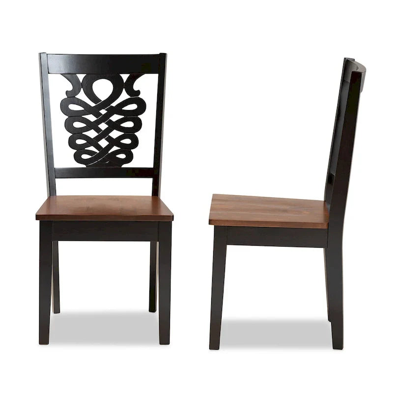 Gervais Modern Transitional 2-Piece Dining Chair Set - image 7