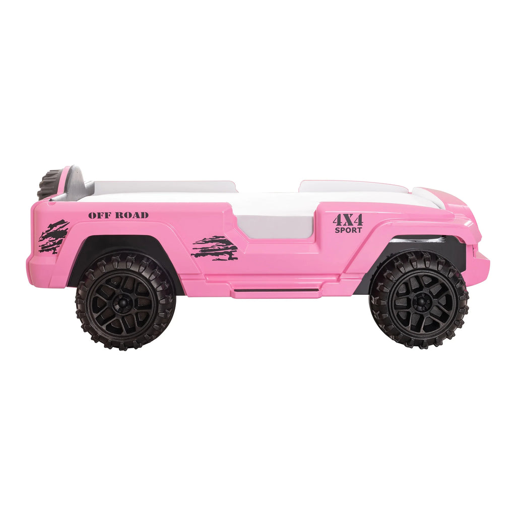 Furniture of America Terra Kids Plastic Twin SUV Bed with LED and Sound, Black - image 27