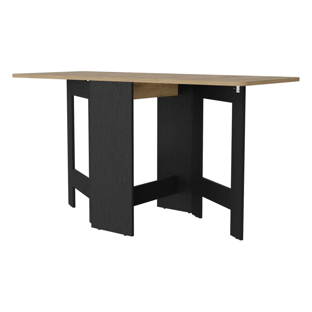 DUOSONG Kailua Folding Dining Table, Space-Saving, Foldable In 3 Forms Multicolor Engineered Wood Furniture Primary Living Space Cabinets - image 7