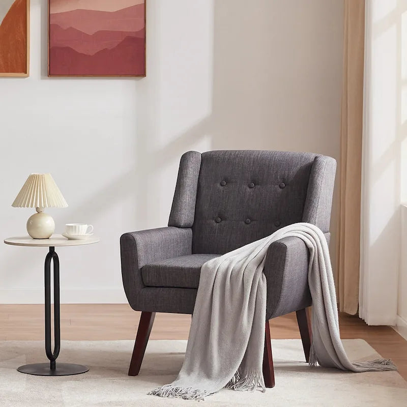 HUIMO Set of 2 Modern Tufted Accent Chair - image 28