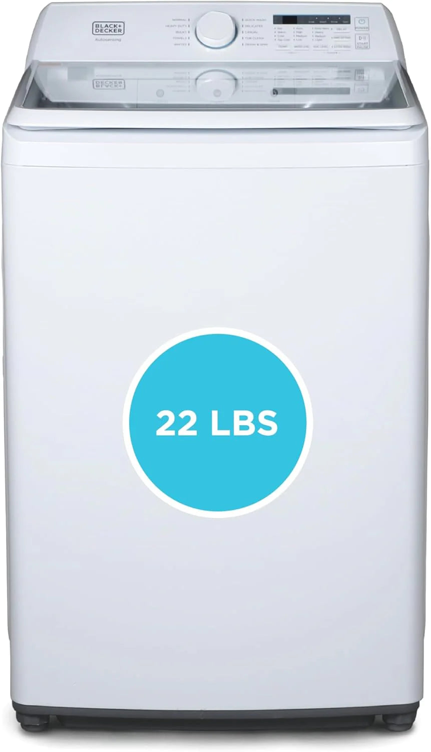 BLACK+DECKER 0.9 Cu. Ft. Portable Washing Machine - 5 Wash Cycles - image 4